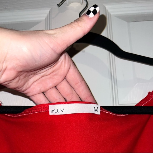 Red Crop Top - Picture 3 of 4